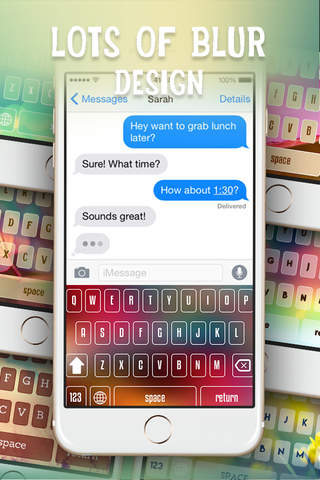 KeyCCM –  Blur : Custom Cute Colour & Wallpaper Keyboard Designs Themes Style Photo Effects screenshot 2