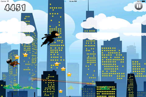 Clash Master Genius Ninja PRO - Run, Jump and Fly in the Dark City screenshot 2