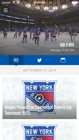 【免費運動App】New York Rangers Official App-APP點子