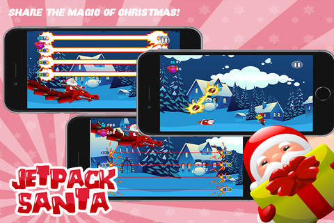 JetPack Santa Pro: A Santa Christmas JoyRun! screenshot 2