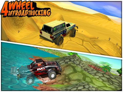 【免費遊戲App】4 Wheel OffRoad Trucking-APP點子