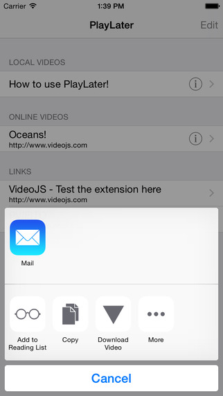 【免費工具App】PlayLater: Stream and Download HTML5 Videos-APP點子