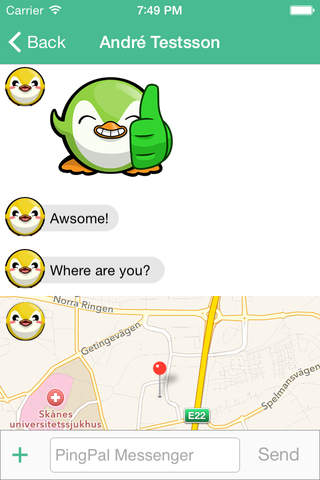 PingPal Messenger screenshot 2