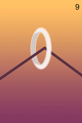 Flappy Circle Jump - Ring Dash Pipe Cross screenshot 2