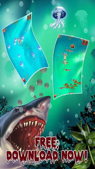 【免費遊戲App】`` Mega Dive with Shark by Night - Evolution game between hungry fish-APP點子