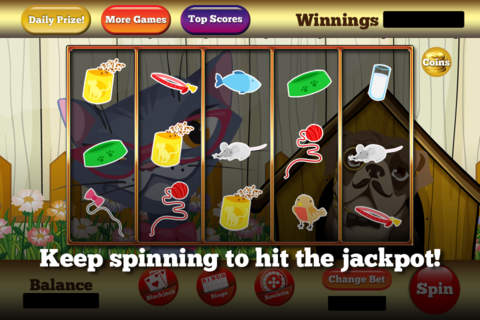 Ace Jackpot Cats and Dogs Slots Machine Fun PRO - Las Vegas Spin to Win the Gold Jackpot City screenshot 3