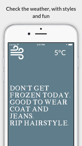 Lazy Weather - The First Weather App For Lazy People