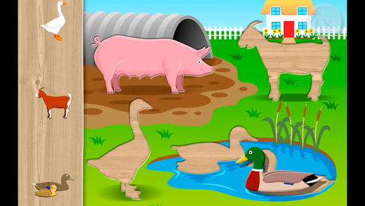 Farmyard Animals Kids Puzzle