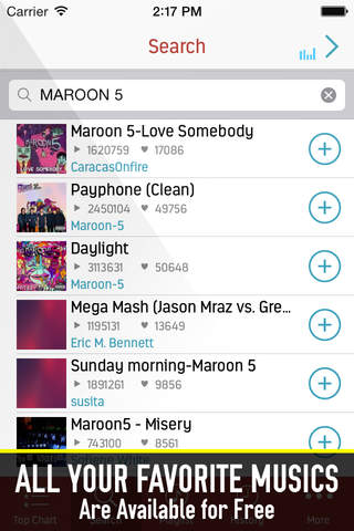 Music 360: free music player, listen by streaming screenshot 4