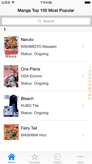 Manga Top 100 Most Popular