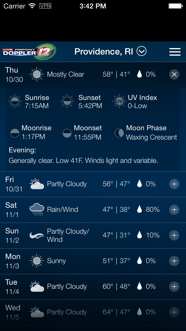 WPRI Weather - Providence Radar & Forecasts