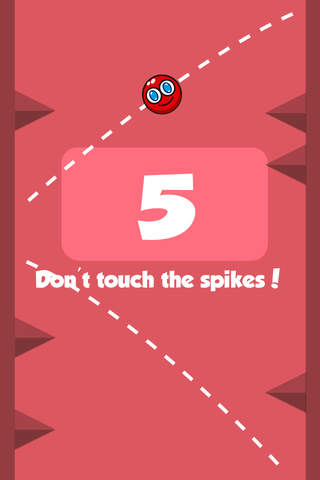 Red Ball Jumping:Avoid the spikes screenshot 3