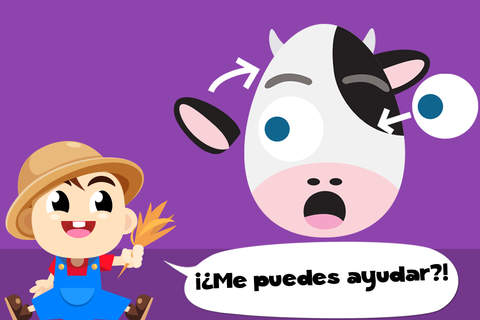 Baby Tommy Farm Animals - Barn and farm animal puzzles screenshot 2