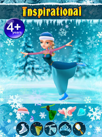 【免費遊戲App】My Ice Skating Snow Princesses Dress Up Game - Advert Free App-APP點子