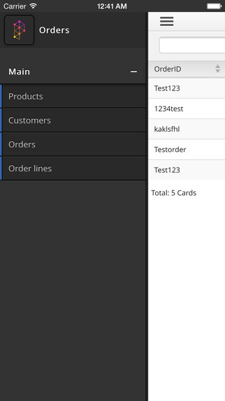 Orders - A Protogrid Sample App