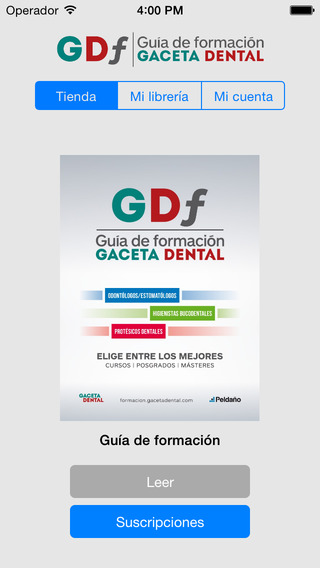 GDf - Guía de formación Gaceta Dental