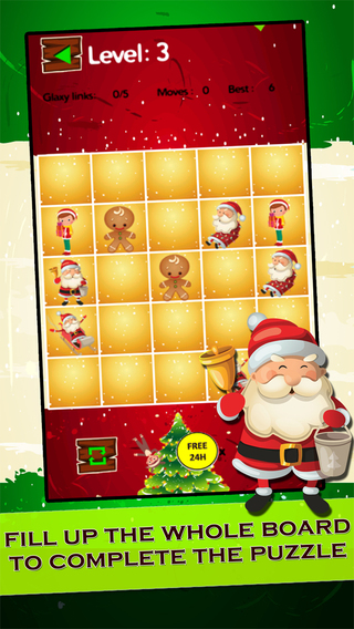 【免費遊戲App】Santa Draw Christmas Line -Connect The Colors And Match Free-APP點子