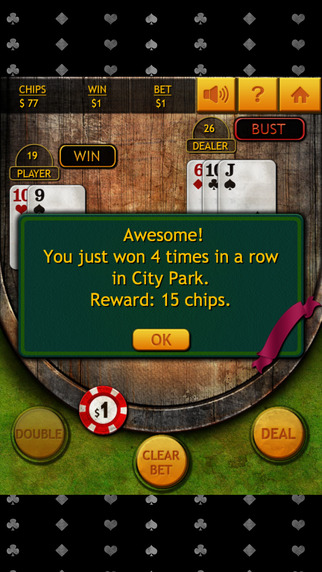 【免費遊戲App】Blackjack City-APP點子