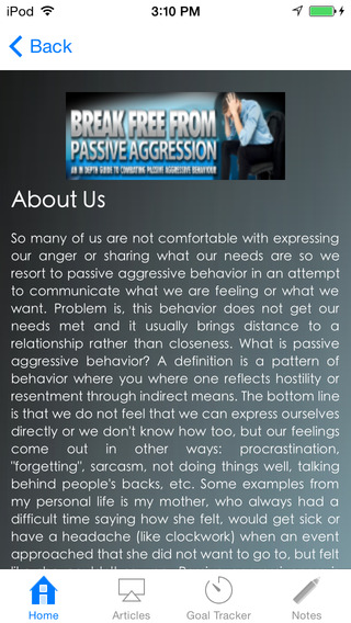 【免費書籍App】Break Free From Passive Aggression.-APP點子