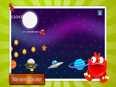 【免費遊戲App】Bouncy Monster - Jump Across The Space Just Tap and Collect Coins-APP點子