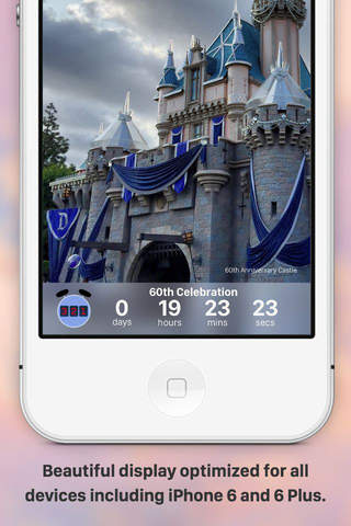 MouseWait Countdown for Disneyland and Disney World WDW