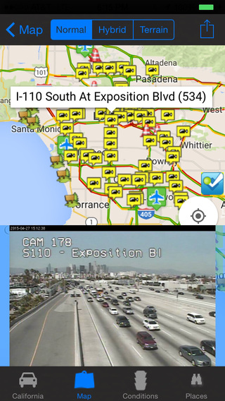 California Road Conditions and Traffic Cameras - T