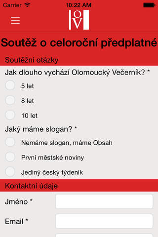 Olomoucký Večerník screenshot 3