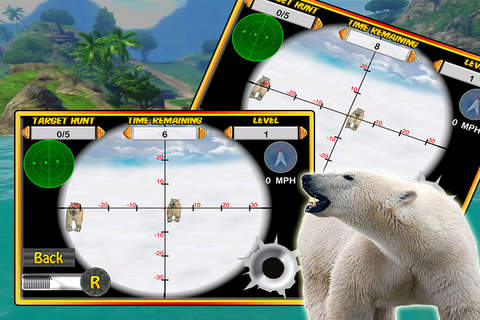 2016 Wild Polar Bear Sniper Hunter Pro screenshot 2