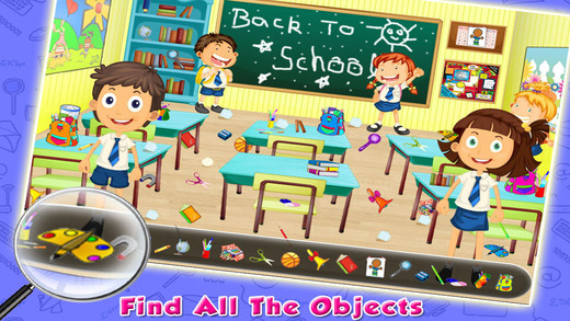 【免費遊戲App】Classroom Hidden Objects-APP點子