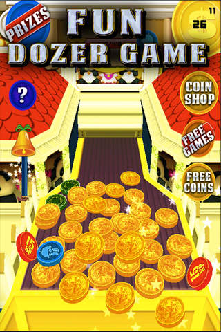 A King Olympus Coin Dozer PRO - Zeus Arcade Game screenshot 2
