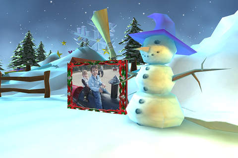 Animated Christmas 3D photo album screenshot 3