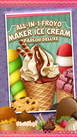 免費下載遊戲APP|A All-in-1 Froyo Maker Ice Cream Parlor - Deluxe Yogurt Dessert Creator app開箱文|APP開箱王