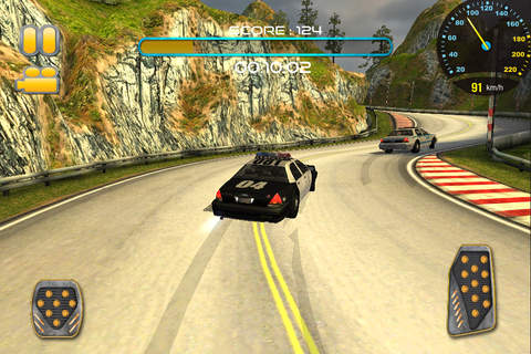 3D Turbo Police Chase HD Full Version screenshot 2