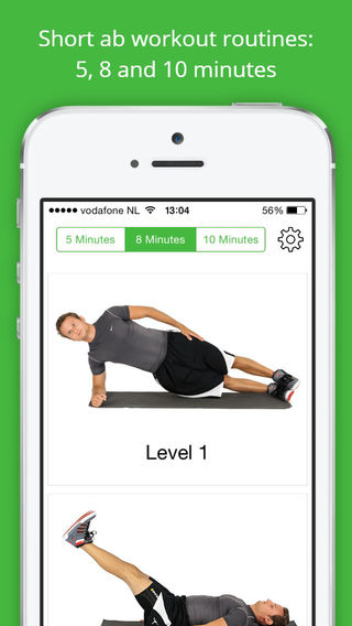 Fitway Daily Abs Workout Trainer - 8 Minutes Six Pack Ab Exercises Videos