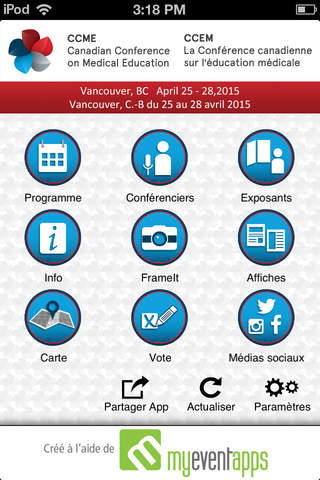 Ottawa Conference - CCME 2014 screenshot 2