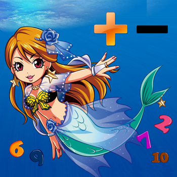 Save Mermaid - learning number and math games LOGO-APP點子