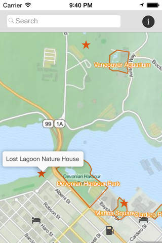 Vancouver Tourist Map screenshot 2
