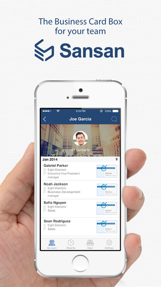 【免費商業App】Sansan - The Business Card Box for your team-APP點子