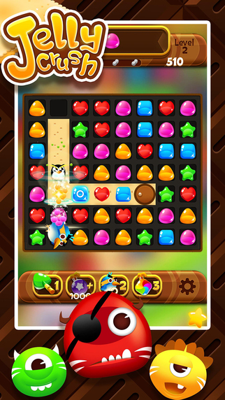 Jelly Crush:match-3 puzzle game