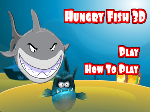 【免費遊戲App】Hungry Fish 3D-APP點子