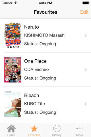 Manga Top 100 Most Popular screenshot 4