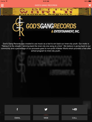 【免費娛樂App】God's Gang Records & Ent.-APP點子