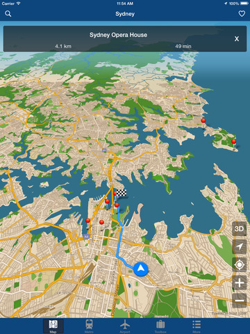 【免費旅遊App】Sydney Offline Map - City Metro Airport-APP點子