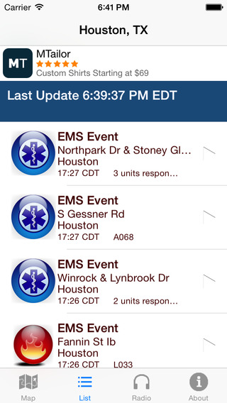 Houston Emergency Radio