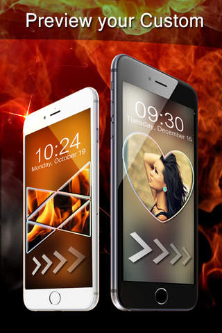 BlurLock – Fire & Flame : Blur Lock Screen Picture Maker Wallpapers For Free screenshot 2