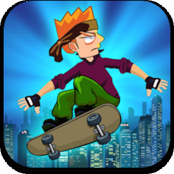 Awesome Roof-Top Skater-s: Best Teenage-r Mid-Air Skate-boarding Kids Game for Boys Free 遊戲 App LOGO-APP開箱王