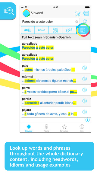 【免費書籍App】Spanish explanatory Slovoed Deluxe talking dictionary-APP點子