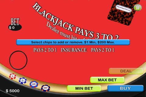 Blackjack Mania Rush Free screenshot 4