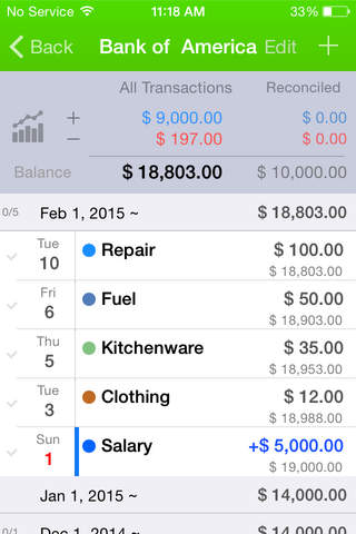 Money5 - Track your money, account, budget and bills screenshot 4