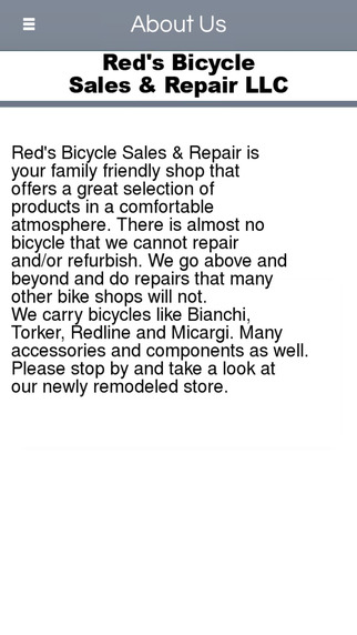 【免費商業App】Red's Bicycle Sales & Repairs LLC-APP點子